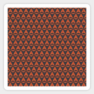 Spaceship Earth Geometric Pattern Halloween Magnet
